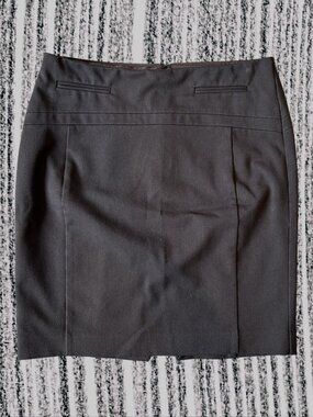 Express Dark Brown Pencil Skirt Sz 4